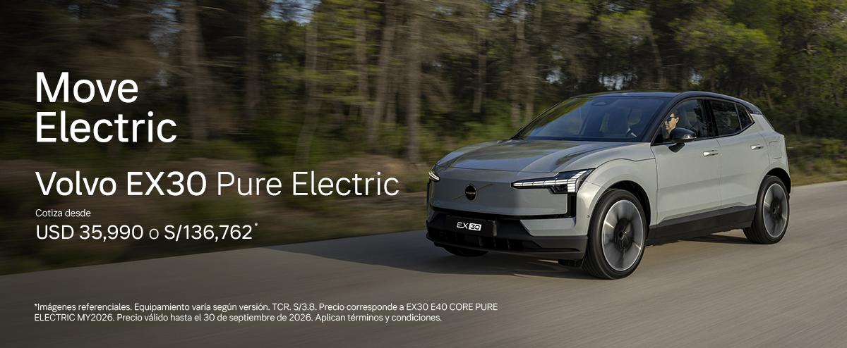 EX30 Pure Electric — Volvo Autos Peru