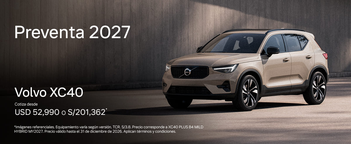 Move Electric - EX30 Pure Electric 2027 — Volvo Autos Peru